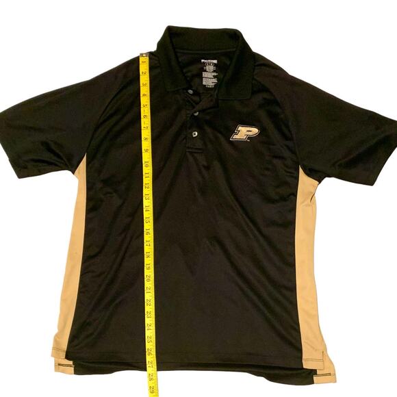 Men's Size L PURDUE Polo Golf Shirt PRO EDGE by KNIGHTS APPAREL Embroidered - Picture 4 of 8